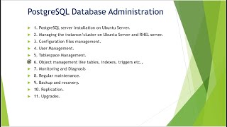 PostgreSQL for Beginners - Topic 6 - Part 2 - Objects (Tables, Indexes etc.,) Management
