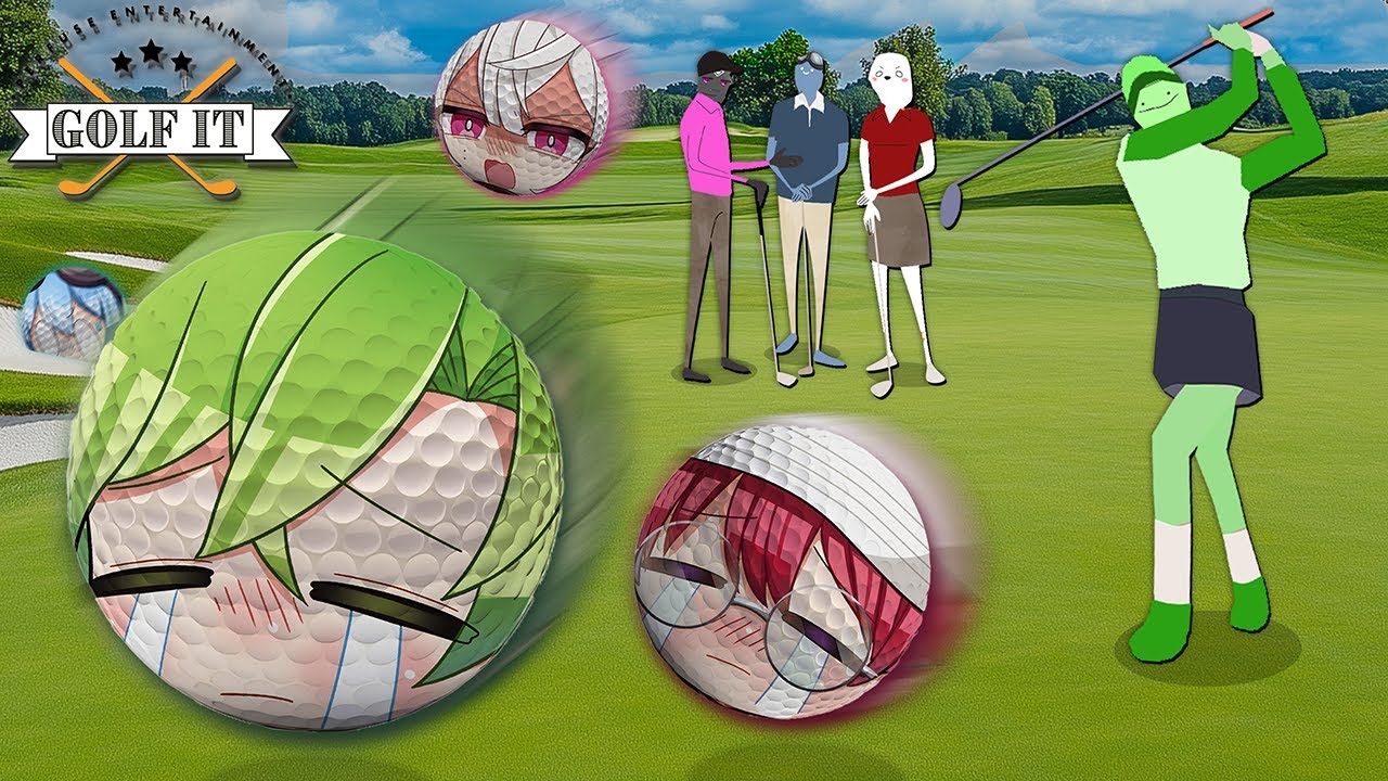 いんく大乱闘！？ボール同士がぶつかるゴルフゲームで勝負だ！【Golf it!】
