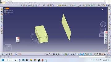 EP5:Specification Tree and Geometry Area in catia v5 by SU47,catia v5,3dexperience