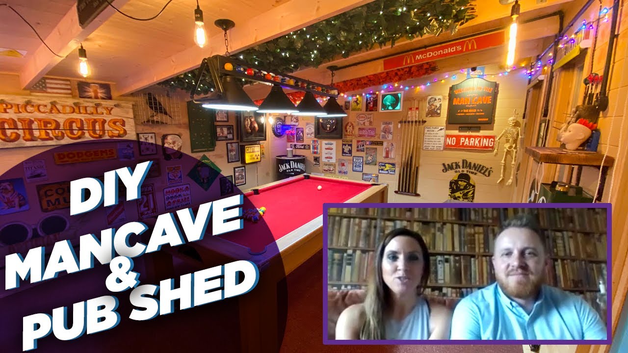 The Perfect Night In - Kevin and Amanda's Log Cabin | Garden Pub Shed | Dunster House TV