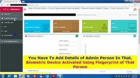 PMKVY Aadhar Enabled Biometric Device   Chapter 1 How To Generate Activation Code 2017-18