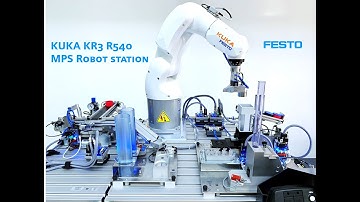 Festo MPS Robot station with KUKA KR3 R540