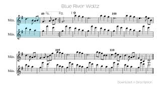 Video thumbnail of "🎶 Blue River Waltz 🎸🎸"