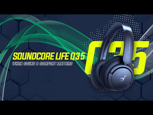 Soundcore by Anker Life Q35 Multi Mode Active Noise Cancelling Headphones,  Bluetooth Headphones with LDAC for Hi Res Wireless Audio, 40H Playtime