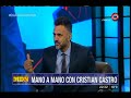 ¡Mano a mano con Cristian Castro!