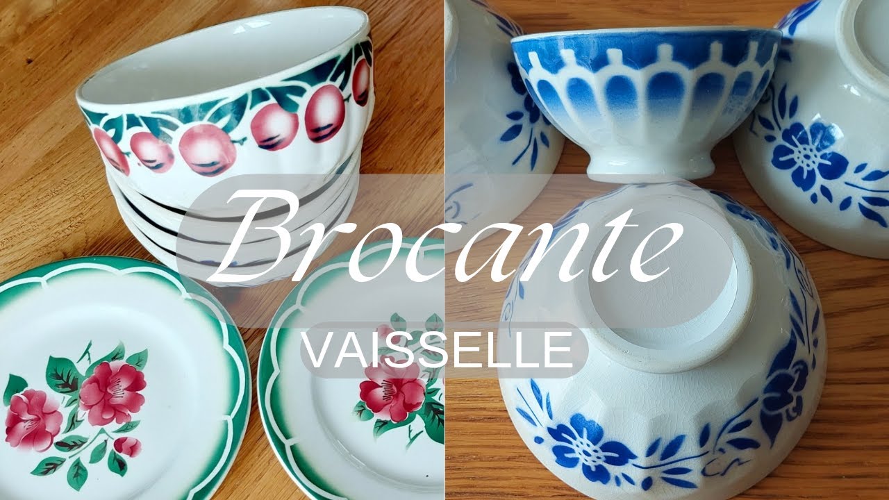Brocante 100% Vaisselle Ancienne