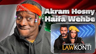 Akram Hosny ft. Haifa Wehbe - Law Kont 🇱🇧🔥(Official Music Video) REACTION