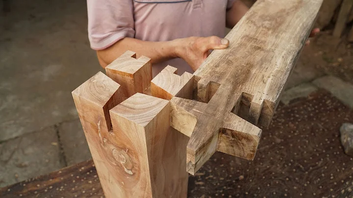 Amazing Connect No Screw With Japanese Woodworking Joints Skills, Making Tensegrity Wood Structure - DayDayNews