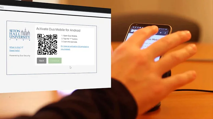 Duo Two Factor Authentication at Seton Hall