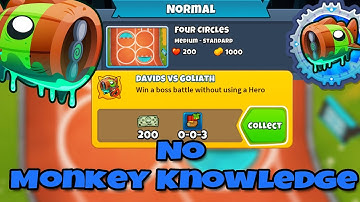 Bloonarius Normal Tutorial || No Monkey Knowledge + Achievement || Four Circles - BTD6