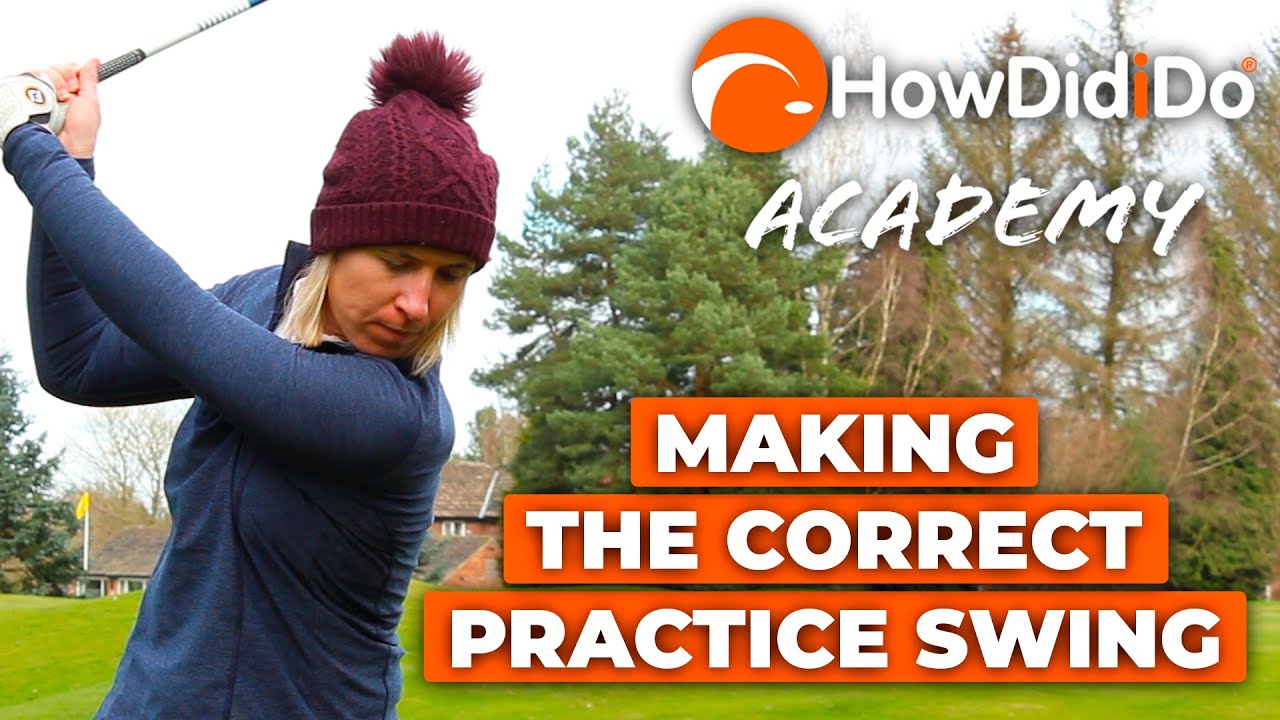 Make the correct practice swing | HowDidiDo Academy Make the correct practice swing | HowDidiDo Academy