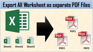 export all excel worksheets in separate pdf files