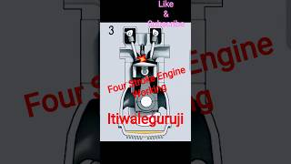 4-Stroke Engine 🚂 Working #shorts #automobile #pw #cockroachjantaparty #cocomelon #iti #aryankelvin