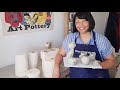 Part 2 first time doing slip casting slipcasting mysterymoulds homestudio pottery handmade
