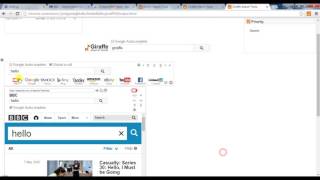 Giraffe search tools. Search multiple search engines at once. screenshot 2