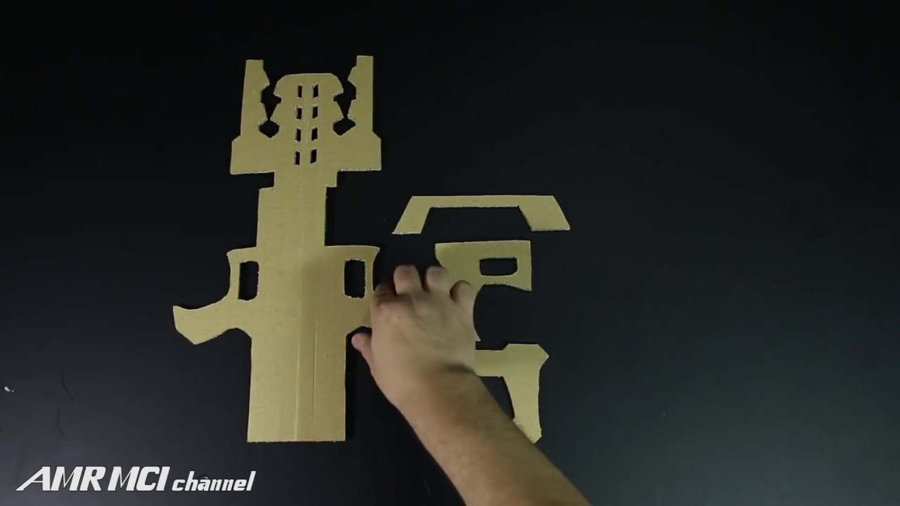 How To Make A Rapidstrike Nerf War ☘️ Cardboard Gun That SH00TS ☘️ ...
