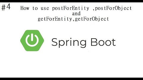 How to call api using postForEntity,getForEntity and postForObject,getForObject in spring boot
