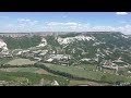 Крым. Вид со скалы Бурун-Кая (Утюг) на Бельбекскую долину (пгт Куйбышево). 02 июля 2022 года.