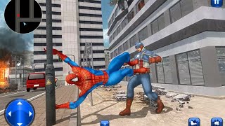 Super Spider Hero vs Captain USA Superhero Ravenge - Android Gameplay HD screenshot 5