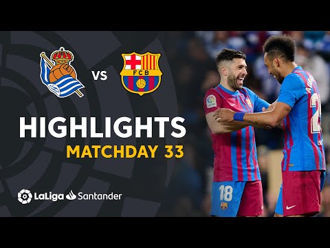 Highlights Real Sociedad vs FC Barcelona (0-1)
