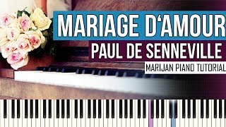 How To Play: Mariage d'Amour - Paul de Senneville/George Davidson | Piano Tutorial + Sheets Resimi