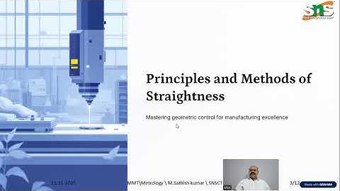 Straightness | Manufacturing and Measurement Techniques | SNS Institutions