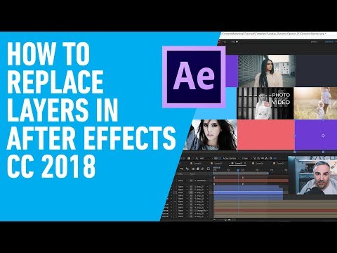 How To Replace Layers in Adobe After Effects CC 2018