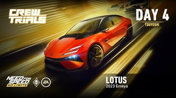 Need For Speed: No Limits | 2023 Lotus Emeya (Crew Trials - Day 4 | Tsuyoshi) - Royals