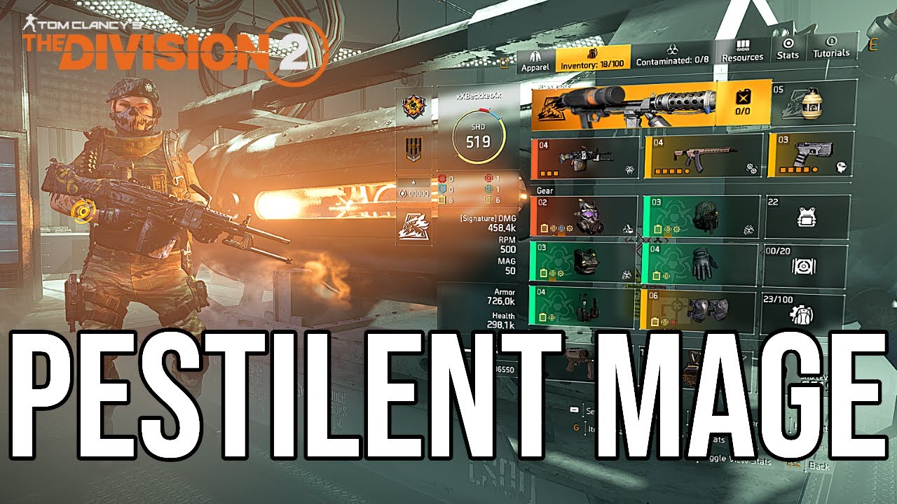 The Division 2 TU11 Eclipse Protocol Build Status Effect Build