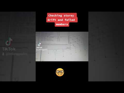 Checking storey drift