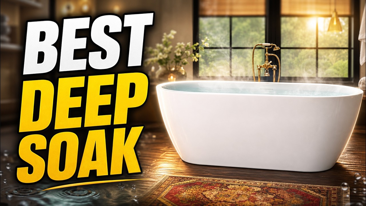 Best Deep Soaking Tub With Integrated Overflow: Top 8 Models for a 