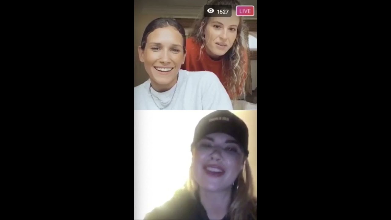 Fletcher, Shannon, and Tess talking about  the “Bitter” music video
