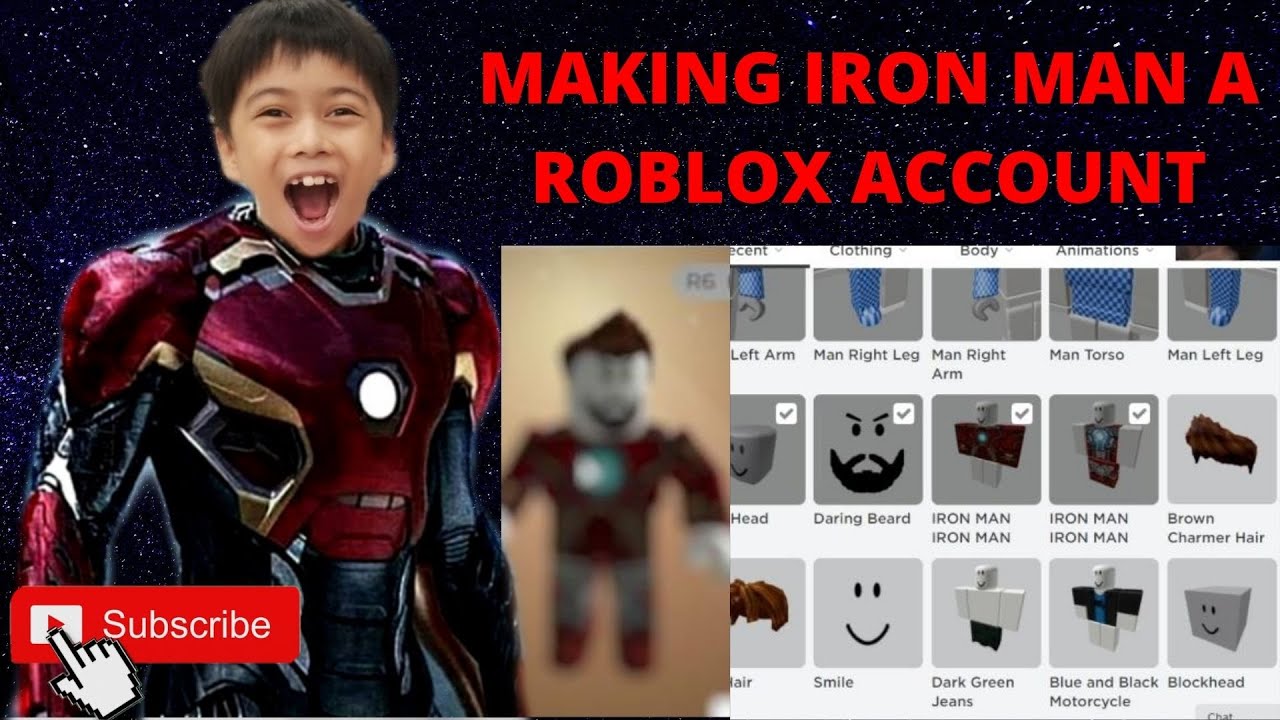 How to make Iron Man in Roblox 