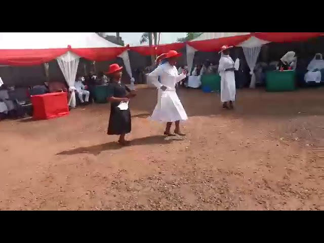 FR. BISHOP DANCES JERUSALEMA WITH PRIESTS AND REV. SISTERS