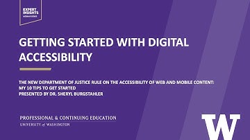 Expert Insights: Digital Accessibility & 10 Tips with Dr. Sheryl Burgstahler