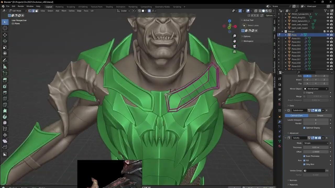 Uruk-Hai Part3 - Blender Timelapse - YouTube