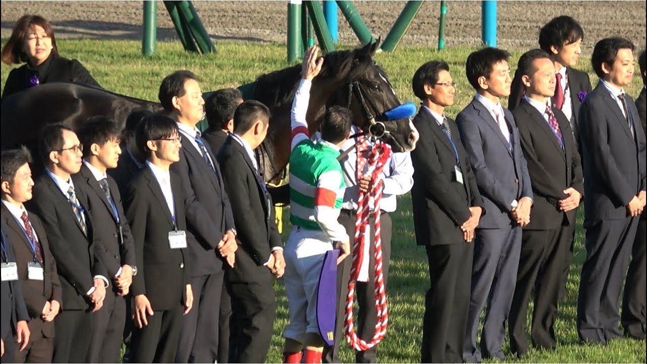 菊花賞2023】ドゥレッツァをナデナデするルメール騎手【口取り】 - YouTube