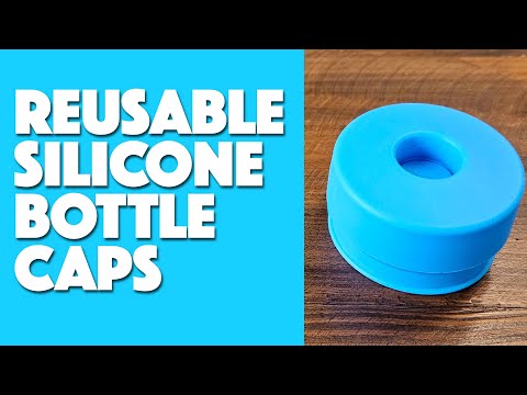 Reusable BPA-Free Food-Grade Silicone Water Bottle Cap for 5 gallon or 3 gallon water cooler jubs