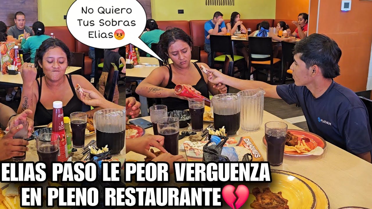 DAYANA Humilló A ELIAS En Pleno Almuerzo‼️Le Pelo La Car4 Enfrente De Todas Estas Personas😱