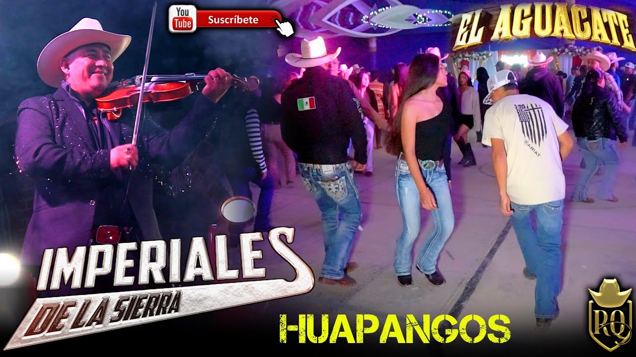 Llegaron los huapanguitos  a El Aguacate Qro con los Imperiales de la sierra 