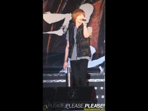 100519 RDD Taemin fancam @ 'Kim Su Roo' Memorial Celebration Concert