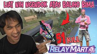 51 KILL EPIC MOMENT NGENDOK ATAS BALIHO BIMA !! REVIEW SET RELAYMART PINK KECE