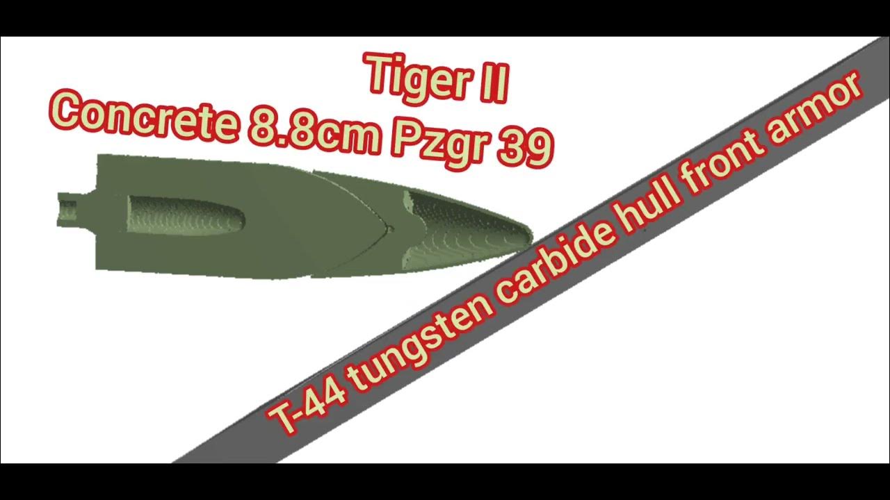 Concrete Shell vs Tungsten Carbide Armor April Fool's Day special