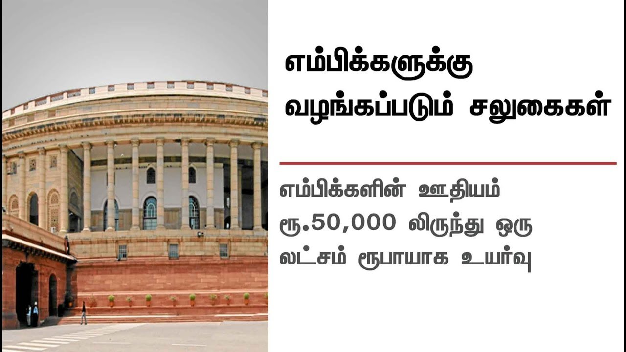 Details of Salary hike & Offers given to the Members of Parliament | 