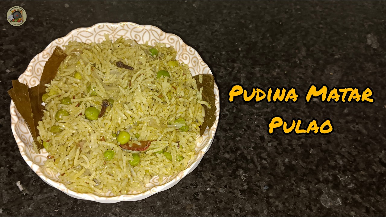 Pudina Matar Pulav | Fresh & Aromatic Mint Rice Recipe | #swadishtamcuisine