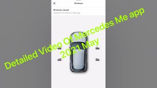 Detailed Video Of Mercedes Me app 2021 May screenshot 4