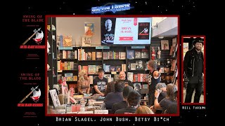 Brian Slagel 'Swing Of the Blade' Book Fan Q & A  w/ John Bush, Betsy B- Report by Neil Turbin