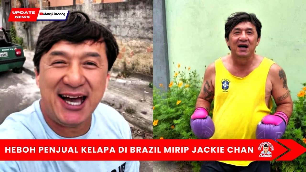 Heboh Penjual Kelapa di Brazil Mirip Jackie Chan - YouTube