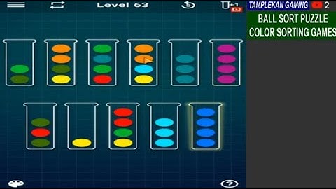 Ball Sort Puzzle - Color Sorting Games #7 - Level 61-70