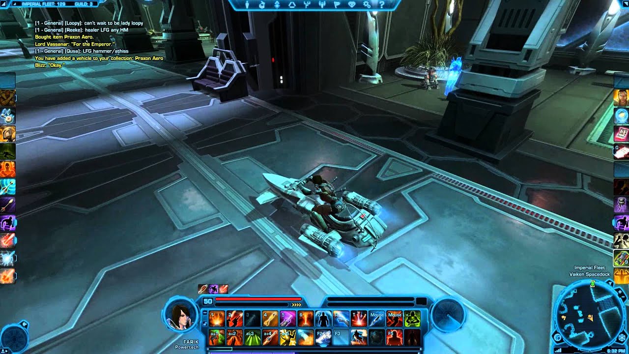 SWTOR - Ground Mount (Speeder) - Praxon Aero (Light Side only)